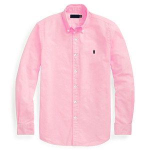 Camicie Classiche Oxford in Cotone per Uomo, Bianche con Logo Ricamato, Maniche Lunghe, Casual Business, Vestibilità Regolare - Product Image 2