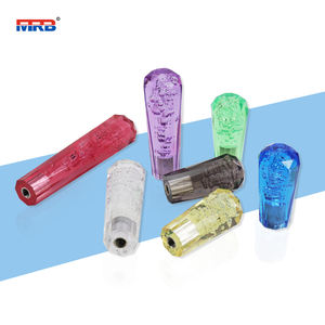 ユニバーサルJDMクリスタル八角形スタイルカースタートストップレバーボタンカーボタンスタート150mm透明ピンクバブルシフトノブ - Product Image 3