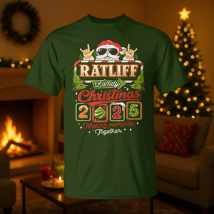 Camiseta familiar Ratliff para Navidad 2025: Creando recuerdos juntos - Product Image 3