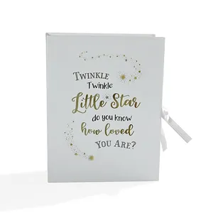 Tùy chỉnh sinh thái thân thiện trang trí tông giấy bé đầu tiên răng lưu niệm hộp với Ribbon - Product Image 2