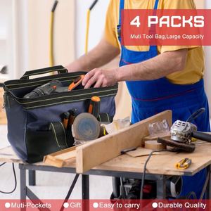Muestra gratuita: Bolsa de herramientas con múltiples bolsillos y asa rígida para electricistas y mecánicos, del fabricante. - Product Image 5