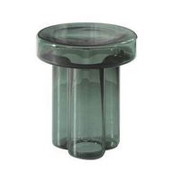 Table basse moderne nordique, table ronde en verre simple, table d'appoint créative en acrylique pour salon