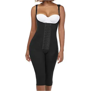 Women Full Body Shapewear Full Leggs Style Long Bodyshaper High Compression Colombian Fajas Rows Hooks Closure Bodysuits Shaper