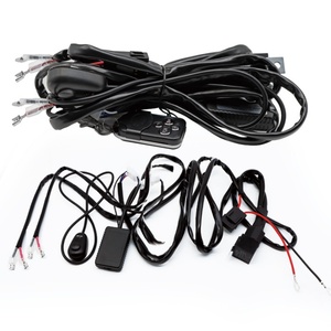 Faisceau de câblage automobile pour barre lumineuse LED 60W-1000W, faisceau de câblage pour télécommande, 1 ligne, 2 interrupteurs marche/arrêt avec fonction clignotante pour Jeep et camion - Product Image 1