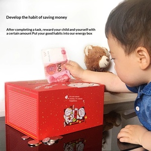 Hucha de Dibujos Animados Creativa para Niños, Hucha de Gran Capacidad que Solo Acepta Monedas - Product Image 4