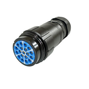 Socapex 19ピンプラグマルチピンメスケーブルマウントコネクタ - Product Image 1