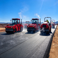 Compacteur vibrant à double tambour pour la compactation de l'asphalte des trottoirs et des allées