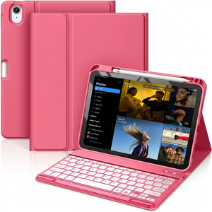 <span class=keywords><strong>Coque</strong></span> de clavier sans fil rétroéclairée personnalisable, compatible avec <span class=keywords><strong>iPad</strong></span> 11e génération 2025 et 10e génération A16 TPU avec emplacement pour stylet - Product Image 1