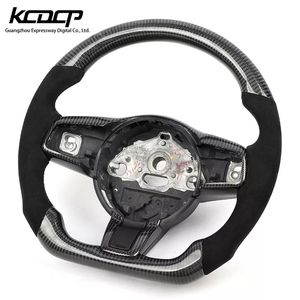 Volant de voiture en fibre de carbone véritable compatible avec <span class=keywords><strong>Jaguar</strong></span> XF F-<span class=keywords><strong>Type</strong></span> F-Pace <span class=keywords><strong>E</strong></span>-Pace - Product Image 3
