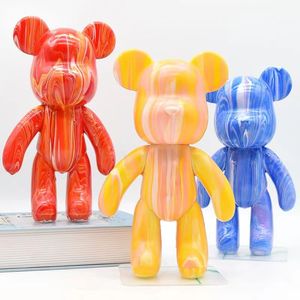 Peinture artistique tendance <span class=keywords><strong>TikTok</strong></span> - Cadeau créatif : ours fluide violent à faire soi-même de 22 cm - Product Image 2