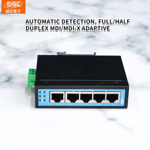 Reliable 5 Ports 100M Unmanaged DIN-rail <strong>Ethernet</strong> Switch CK-6405CA Efficient <strong>Data</strong> Transmission Communication Modules - Product Image 3