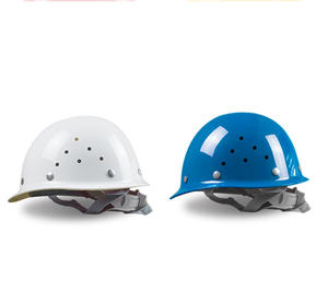 ABS 뜨거운 판매 압력 방지 비 슬롯 풀 챙 건설 헬멧 6-서스펜션 포인트 산업용 보호 하드 모자 - Product Image 2
