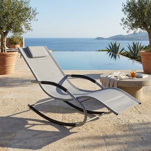 Sedia <span class=keywords><strong>da</strong></span> Giardino Moderna Portatile con Telaio in Acciaio Rinforzato 2*1, Rete Traspirante, Verniciata a Polvere, Smontabile (KD) per Piscina e Parco - Product Image 5