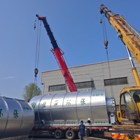 Usine de pyrolyse industrielle GFRP et CFRP pour le recyclage des déchets de pales d'éoliennes et la récupération d'huile