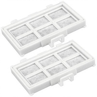 Filtre à glace pour réfrigérateur Hitachi RJK-30, lot de 2 filtres à eau au charbon actif RJK-30-100, antibactérien et inodore, de remplacement