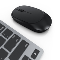 Grosir Set Keyboard & Mouse nirkabel 2.4G Logo OEM portabel aksesori Game Android & Mac kompatibel