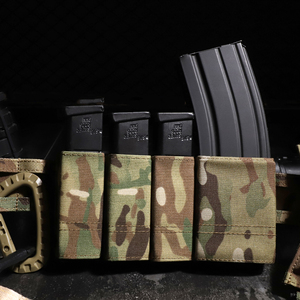 KRYDEX Tactical 9mm <span class=keywords><strong>Single</strong></span> Magazine <span class=keywords><strong>Pouch</strong></span> Insertar Duty Belt Chaleco Nylon MOLLE <span class=keywords><strong>Mag</strong></span> <span class=keywords><strong>Pouch</strong></span> Holder - Product Image 5