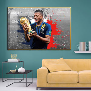5D diamante cristallo porcellana pittura giocatore di calcio Kylian Mbappe Ball Star player decorazione della casa un regalo per un coy - Product Image 6