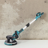 Ponceuse à Plâtre Électrique Industrielle Pliable à Vitesse Variable, Double Lampe, Bandes de Papier de Verre Muraux, Meilleure Vente OEM en Gros