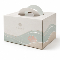 Cajas para Pasteles con Logotipo Personalizado al por Mayor, Cajas para Pastelería con Ventana, Embalaje de Papel Kraft, Cajas Blancas Plegables Personalizadas para Panadería