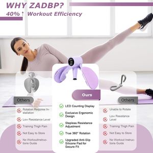 CZFIT Entraîneur de cuisses, Appareil d'exercice du plancher pelvien, Entraîneur de cuisses interne pour femmes et hommes, Entraîneur de cuisses à clipser pour bras, jambes et fessiers - Product Image 3