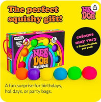 Jouet anti-stress sphérique en peluche souple PVC à rebond lent Schylling Rainbow Teenie, modèle 2026, le plus vendu
