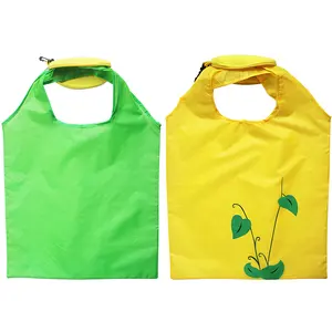 Creative Promotion Polyester Folding Fruit Shopping Bag Fruit Folding Shop Tote Bag Banana Polyester Folding Gift Shopping Bag