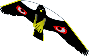 Épouvantail <span class=keywords><strong>en</strong></span> <span class=keywords><strong>forme</strong></span> de faucon <span class=keywords><strong>en</strong></span> gros, dissuasif pour oiseaux de ferme et de jardin, <span class=keywords><strong>cerf</strong></span>-<span class=keywords><strong>volant</strong></span> répulsif pour oiseaux, faucon <span class=keywords><strong>volant</strong></span> - Product Image 2