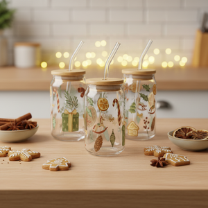 סט כוסות יין ללא רגל, כוסות מים עם שוליים חלקים, כוסות עם דוגמת פרחים, כוסות זכוכית צבעוניות, כוס דייזי - Product Image 6