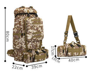 Daygos <span class=keywords><strong>100L</strong></span> Grande Capacité Sports de Plein Air Alpinisme <span class=keywords><strong>Sac</strong></span> Extensible Rehaussé Voyage <span class=keywords><strong>Sac</strong></span> à Dos Hommes Femmes Camping <span class=keywords><strong>Sac</strong></span> à Dos - Product Image 1