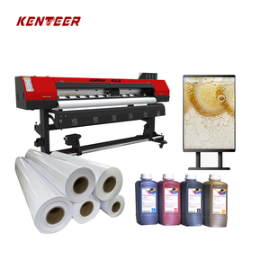 Máy in vinyl 1.6m 1.9m 2.5m 3.2m xp600 i3200 Máy vẽ khổ lớn vải bạt Flex máy in biểu ngữ 1.8 máy in dung môi sinh thái - Product Image 1