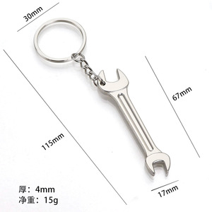 Llaveros Personalizados <span class=keywords><strong>de</strong></span> Metal Resistente, Herramienta Combinada para Llaves <span class=keywords><strong>de</strong></span> Coche y Bolsos, Mini Herramienta Portátil <span class=keywords><strong>de</strong></span> Bolsillo con Regla, Martillo y <span class=keywords><strong>Llave</strong></span> Inglesa - Product Image 3