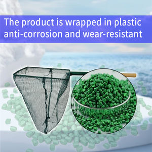 <span class=keywords><strong>Filet</strong></span> d'atterrissage en bambou carré pour les accessoires de pêche d'utilisation d'aquarium de capture de petits poissons - Product Image 3