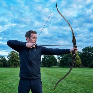 <span class=keywords><strong>Arco</strong></span> Ricurvo PIAOYU di Alta Qualità Personalizzabile con Logo per Caccia e Tiro all'Aperto, Peso di Trazione 25-60 Libbre, Nero e Oro in Legno Laminato - Product Image 6