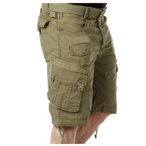 Shorts cargo imperméables pour hommes, multi-poches, style streetwear, été, décontracté, coton, polyester, nylon - Product Image 1
