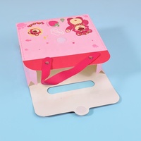 Recyclable personnalisé imprimé vide poignée Type étui cadeau Noël enfant nouveau-né bébé boîte de papier cadeau pour cadeau