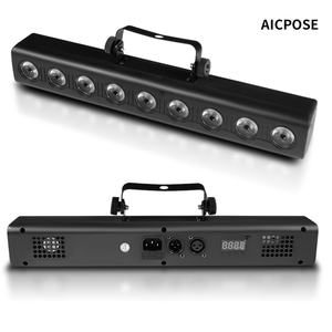 AICPOSE - Lámpara de Pared LED RGBW de 9x12W, DMX512, para Escenarios, DJ, Clubes y Fiestas - Product Image 1