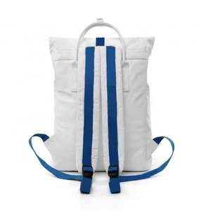 Leisure Routine Hot Sell Large Capacity <b>Waterproof</b> Dupont Paper Outdoor Travel <b>Backpack</b> Kraft Paper <b>Roll</b> <b>Top</b> Sports <b>Backpack</b> - Product Image 2