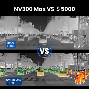 กล้องติดรถยนต์ NV300 ระบบมองกลางคืน หน้าจอ 6.4 นิ้ว ภาพความร้อน ควบคุมด้วยเสียง บันทึกวิดีโอ รองรับ WIFI - Product Image 2