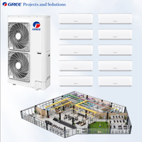 Système VRF, mini climatiseur VRF, 208-230V 60Hz, climatisation et chauffage multi-zones, moteur DC, projet commercial