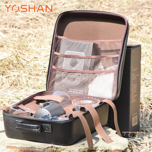 <span class=keywords><strong>2023</strong></span> populaire intérieur extérieur voyage café sac manuel cafetière ensemble avec emballage étanche 11 pièces arabe café thé ensembles - Product Image 1