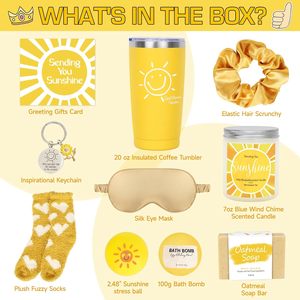 KAMI - Cesta de Regalo para Mejorar Pronto, 10 Piezas, Caja para Transmitir Alegría y Luz, para Hermanas y Amigas - ILUMINA SU DÍA - Product Image 2