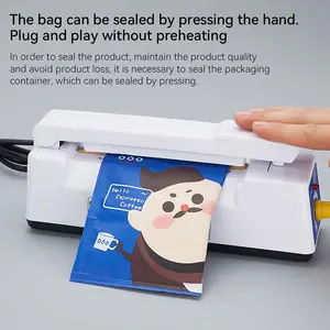 Grosir Toko Makanan & Minuman tangan menekan kantong rumah tangga Manual tas mesin penyegel penyegel untuk paket plastik