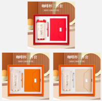 Offrez aux clients des idées créatives. Ensemble cadeau stylo et carnet pliable personnalisé avec logo, reliure agrafée, pour entreprise, créatif, 2025