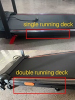 Tapis de course motorisé pliable pour la maison, machine de marche électrique avec écran d'affichage pour l'intérieur et inclinaison manuelle