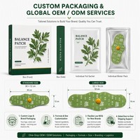 Patch corporel à base de plantes, vente en gros, ODM, marque privée