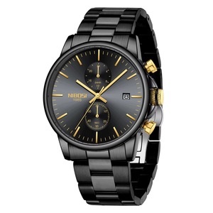 Relojes de Pulsera de Cuarzo de Lujo para Hombre Drioshipping 2612, Reloj de Vestir Informal de Marca Famosa, Correa de Acero Inoxidable, Esfera de Cristal, Ronda - Product Image 1
