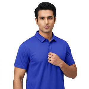 Meilleur style de polo pour homme, 100% coton, manches courtes, nouvelles ventes chaudes, polo court, impression personnalisée du logo - Product Image 1