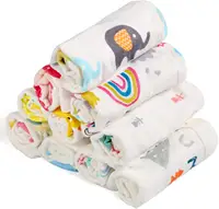 Serviettes de bain en coton pour bébé, personnalisées, 6 couches, mousseline, pour le visage, 100% coton, 1 pièce