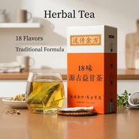 Fournisseur Direct d'Usine, Service Personnalisé, Faible MOQ, Thé Traditionnel Chinois Wanming Institute pour la Santé du Foie Yigan, 18 Saveurs, Thé aux Herbes